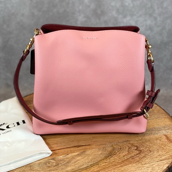 Coach Willow Bucket Bag Color Block Purse Crossbody - Picture 5 of 11